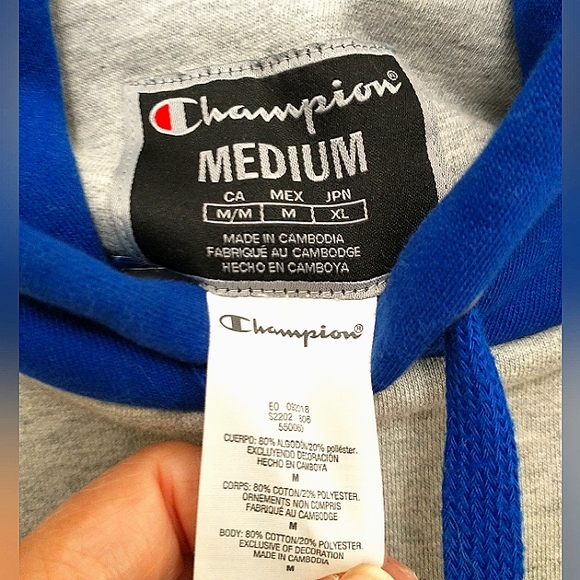 New w/o Tags Champion X Timberland Heavyweight Pullover Fleece Drawstring Hoodie - Picture 8 of 10
